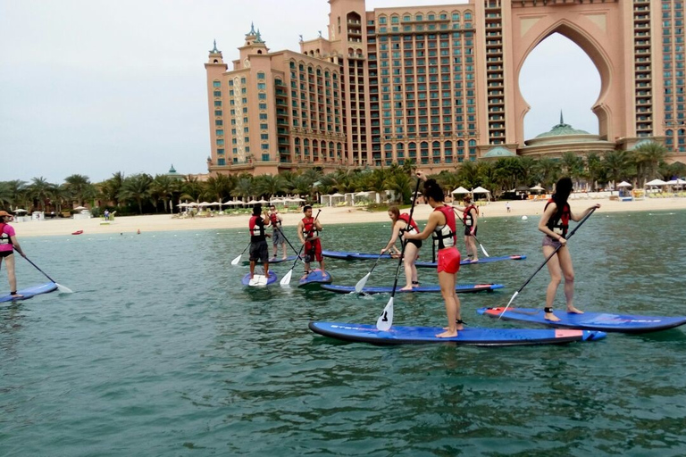 Dubaj: Palm Jumeirah Paddle Boarding Tour