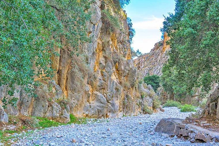 Chania: excursion d'une journée aux gorges d'Imbros et à la mer de LibyeImbros de Kalyves et Almyrida