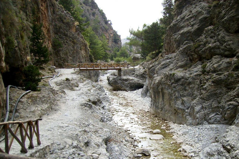 From Heraklion: Imbros Gorge and Libyan Sea Guided Day Trip Pickup from Heraklion and Ammoudara