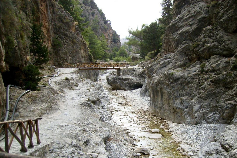 From Heraklion: Imbros Gorge and Libyan Sea Guided Day Trip Pickup from Heraklion and Ammoudara