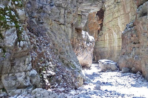 Ab Rethymno: Tagestour Imbros-Schlucht und Libysches MeerAbholung ab Rethymno