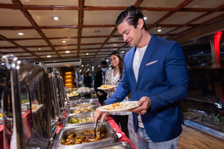 Dubai: luxe rondvaart met diner en optioneel vervoerRondvaart zonder vervoer