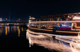 Dubai: Luxury Canal Dinner Cruise with Optional Transfers