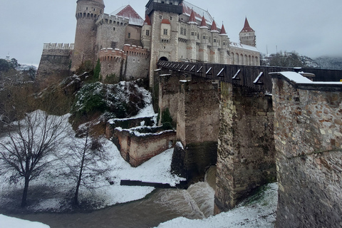 Desde Brasov: visita privada al castillo de Corvin y Sibiu