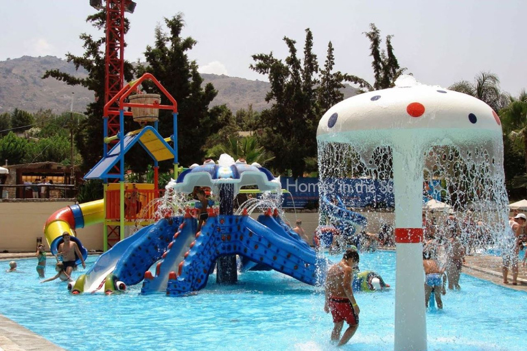 Von Chania oder Rethymno: Limnoupolis Water Park TripEintrittskarte für den Wasserpark mit Mittagessen - kein Hoteltransfer