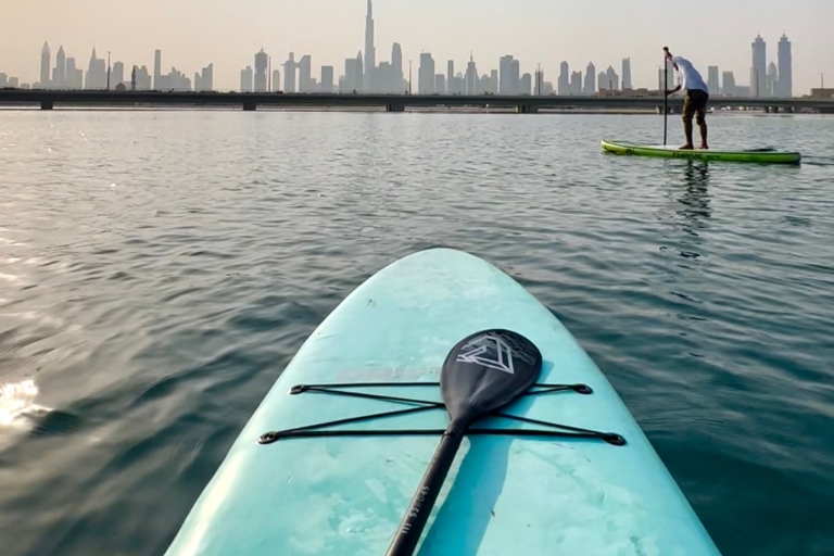 Dubai: Stand-Up Paddle Boarding con vistas al Burj Khalifa
