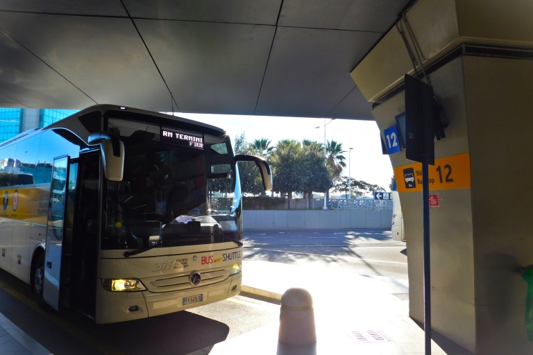 Traslado ida/vuelta en bus entre aeropuerto Fiumicino y RomaDesde el aeropuerto Fiumicino: ida al Vaticano