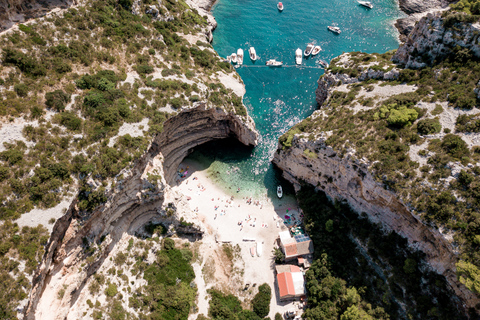 From Split: Blue Cave & 5 Islands Amazing Speedboat Tour