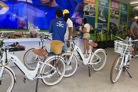 Miami: verhuur van elektrische fietsen3 uur elektrische fietsverhuur