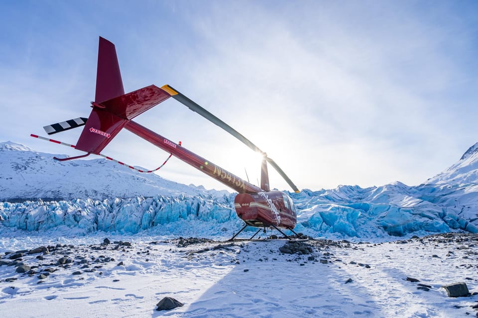 Anchorage: Velký helikoptérový výlet na ledovec Knik s přistáními