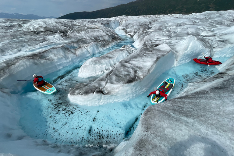 Anchorage: Knik Glacier Helicopter and Paddleboarding Tour