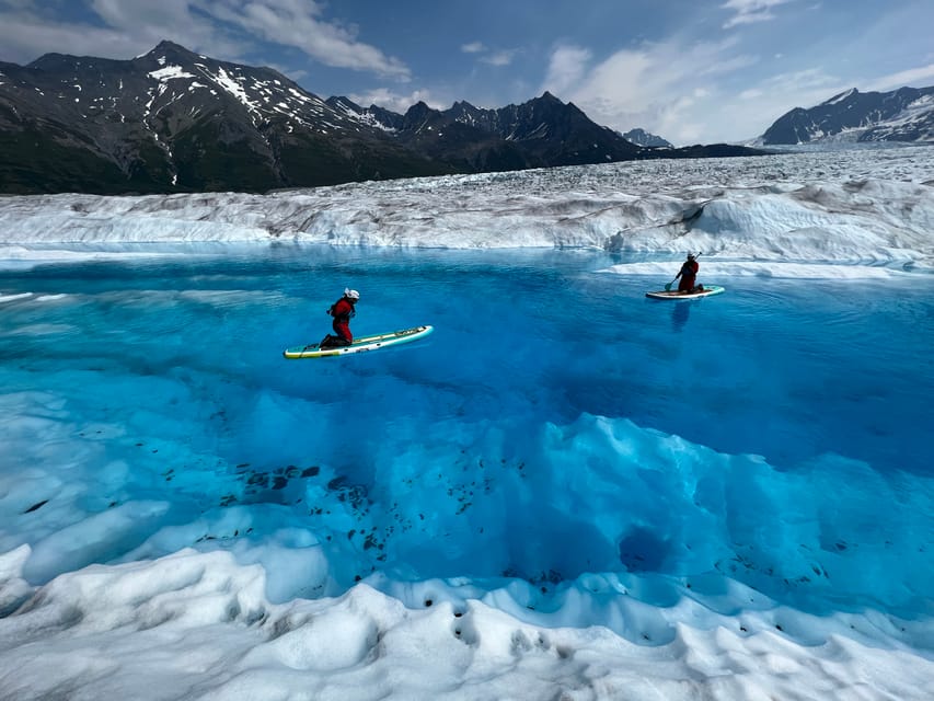 Anchorage: Helikoptérový a paddleboardingový výlet na ledovec Knik