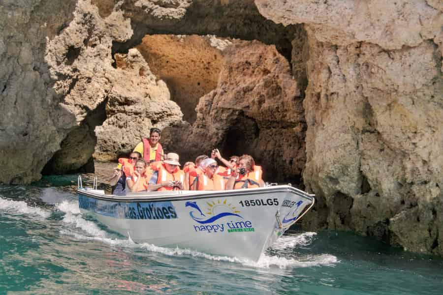 Lagos: Ponta da Piedade Felsformationen Geführte Bootstour. Foto: GetYourGuide Lagos: Ponta da Piedade Felsformationen Geführte Bootstour. Foto: GetYourGuide
