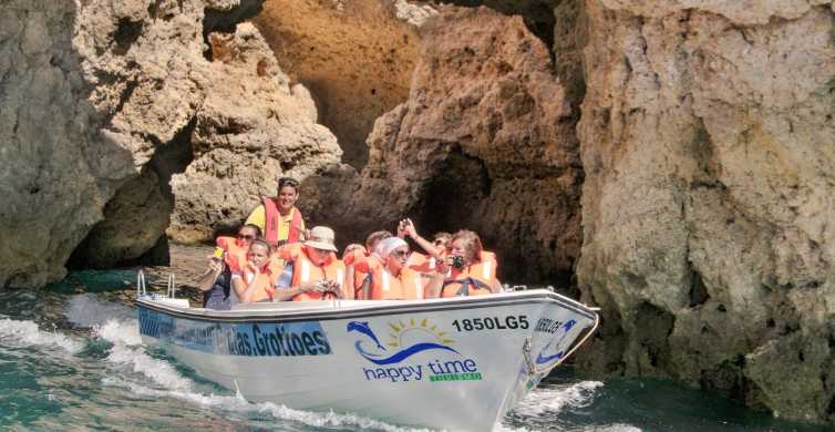Lagos: tour guidato in barca delle formazioni rocciose di Ponta da Piedade