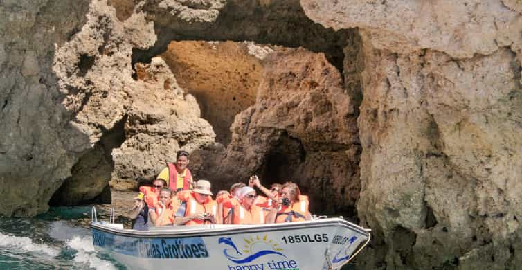 Lagos: tour guidato in barca delle formazioni rocciose di Ponta da Piedade