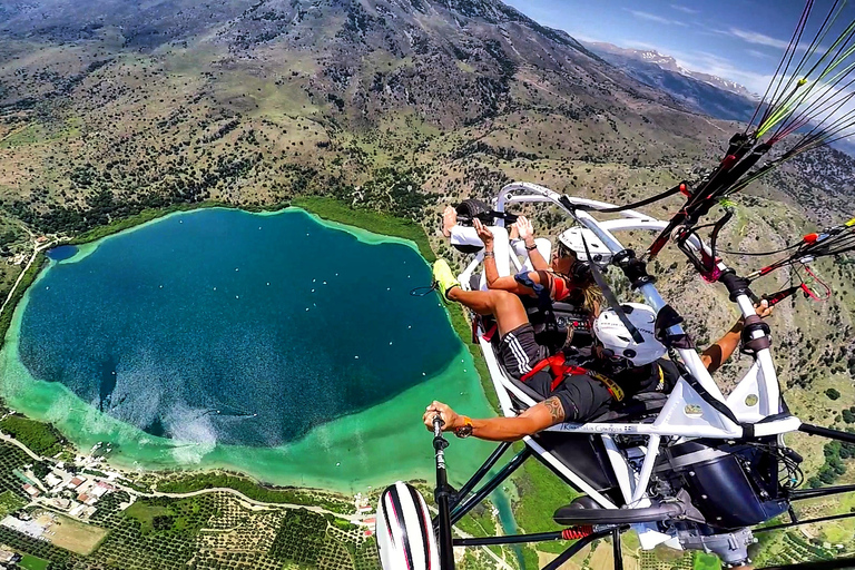 Chania: experiência de paratriking com um piloto profissional