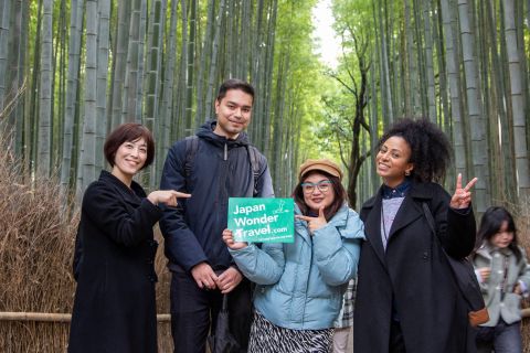 Kyoto: tour gastronomico a piedi nella foresta di bambù di Arashiyama