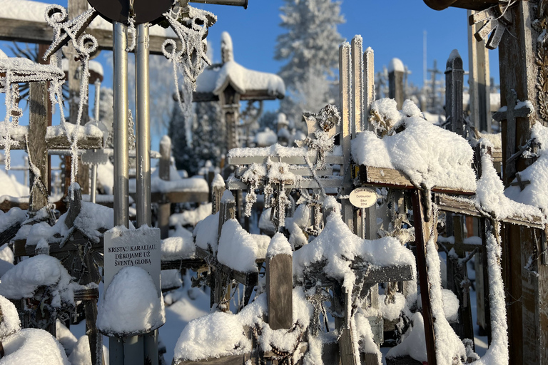 Vilnius to Riga with Hill of Crosses & Rundale Palace Stops