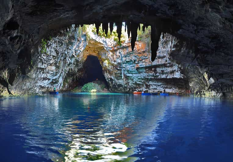 Shore Excursion Melissani Cave And Myrtos Beach Swim Stop Getyourguide