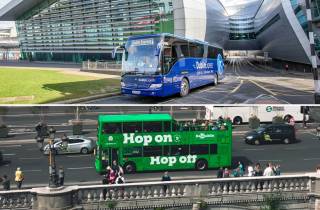 Dublin: Flughafentransfer und Hop-On-Hop-Off-Busticket
