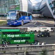Dublin: Airport Transfer and Hop-On Hop-Off Bus Ticket