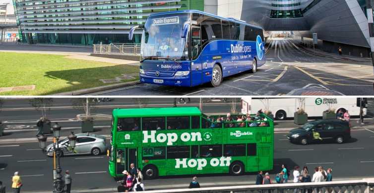 Dublin: Hop-On Hop-Off buszjegy: Reptéri transzfer és Hop-On Hop-Off buszjegy