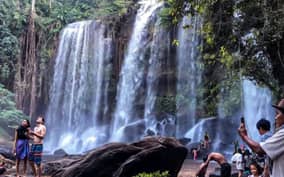 From Siem Reap: Guided Kulen Waterfall Tour