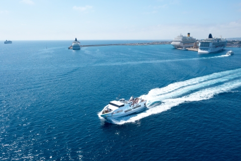 Rhodes : Excursion en bateau à Symi avec arrêt baignade à la plage de St. George