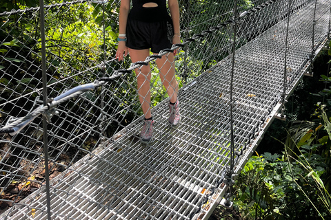 La Fortuna: Tour dei ponti sospesi e della zip line con pranzo