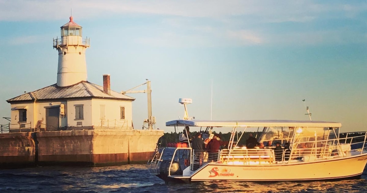 Cheboygan, MI Lake Huron Glass Bottom Boat Shipwreck Cruise GetYourGuide