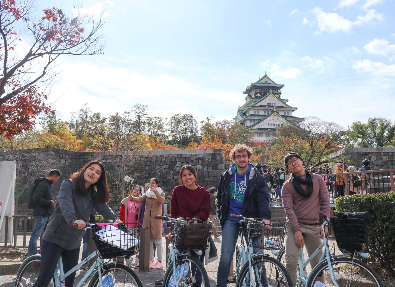 Osaka: Guidet cykeltur med byens højdepunkter og frokost