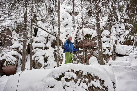 Espoo: Excursión guiada con raquetas de nieve en el Parque Nacional de Nuuksio