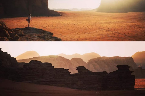 Wadi Rum Ganztägige KameltourKameltour in der Wadi Rum Wüste