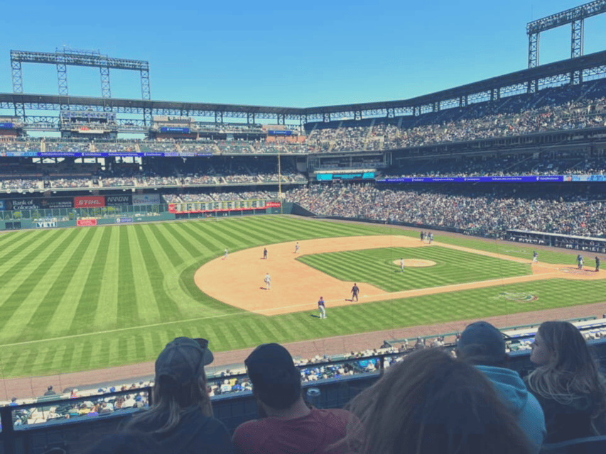 Denver Colorado Rockies Baseball Game Ticket at Coors Field