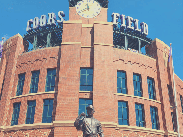 Colorado Rockies MLB Stadium Map Coors Field Ballpark Map -  Hong Kong