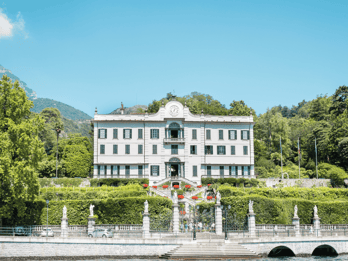 Depuis Lecco : Billets d'entrée de Lakeside Villas avec Ferries