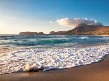 Chania: Excursión a la playa de Falassarna al atardecer con traslado