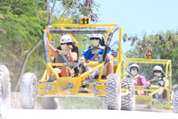 Buggy Ride, Zipline Splash & Waterfall Pool Combo with Lunch - Housity