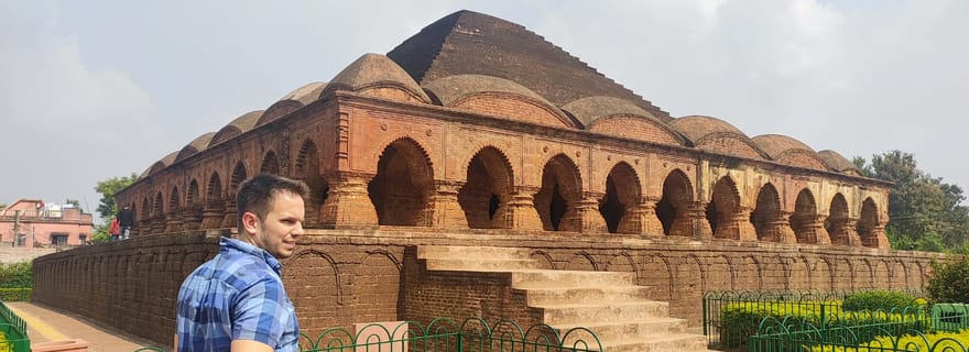 Kolkata : Excursion d'une journée aux temples de terre cuite de Bishnupur avec des tisserands