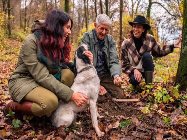 Langhe: Truffle Hunting Tour at Sunset