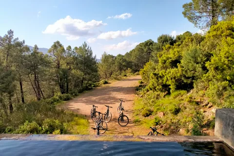 Electric mountain bike in Sierra de las Nieves national park