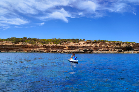 Jetskitocht naar Cala Comte vanuit San Antonio