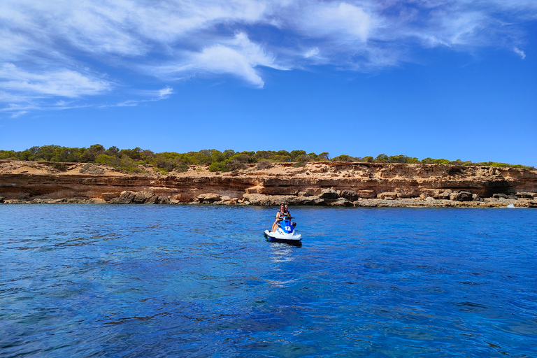 Jet Ski Trip zur Cala Comte von San Antonio aus