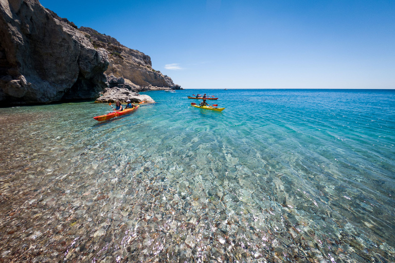 Rhodes: 2-Day Sea Kayaking and Hiking Combo Activity Tour from Meeting Point in Faliraki