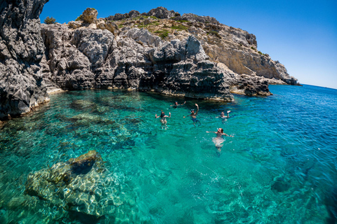 Rhodes: 2-Day Sea Kayaking and Hiking Combo Activity Tour from Meeting Point in Faliraki