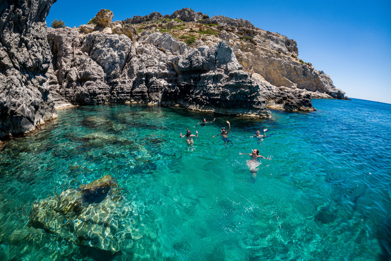 Rhodes: activité combinée de kayak de mer et de randonnée de 2 joursTour avec transferts à l'hôtel