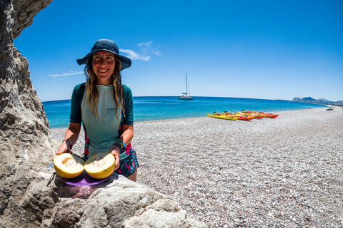 Rhodos: 2-dagars kombinationsaktivitet med havskajakpaddling och vandringRundtur med hotelltransporter