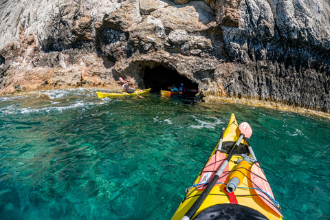 Rhodes: activité combinée de kayak de mer et de randonnée de 2 joursTour avec transferts à l'hôtel