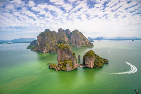 Baia di Phang Nga: giro turistico in barca a coda lunga