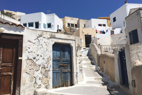 Santorini: Tour privato dei villaggi tradizionali e di AkrotiriTV&amp;AEX: Senza tour guidato ad Akrotiri